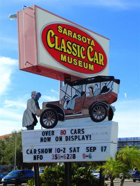 Sarasota classic car museum - Apr 13, 2016 · 5500 N. Tamiami Trail Sarasota, FL 34243 | 941-355-6228 | info@sarasotacarmuseum.org 